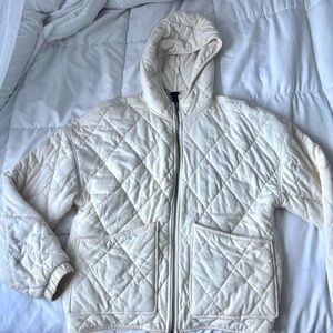 Wild Fable Cream Quilted Jacket